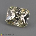 Natural Grossular garnet 2.72 Carats Pastel Yellow Emerald Radiant 9x7 mm Loose Gemstone - Image 1