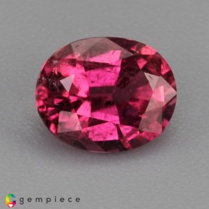 Purplish pink natural rubellite oval  2.09cts - 9x7mm Purplish pink natural rubellite oval  2.09cts - 9x7mm