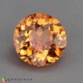 Natural Spessartite garnet 1.37 Carats Fanta Orange Round 6x4 mm Loose Gemstone - Image 7