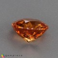 Natural Spessartite garnet 1.37 Carats Fanta Orange Round 6x4 mm Loose Gemstone - Image 3