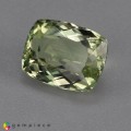 Natural Amblygonite 3.97 Carats Yellowish Green Cushion 10x8 mm Loose Gemstone - Image 2