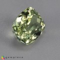 Natural Amblygonite 3.97 Carats Yellowish Green Cushion 10x8 mm Loose Gemstone - Image 4