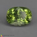 Natural Peridot 4.25 Carats Green Cushion 12x9 mm Loose Gemstone - Image 1