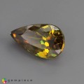 Natural Sphalerite 6.34 Carats Golden Yellow With Orange Flashes Pear 14x8 mm Loose Gemstone - Image 3