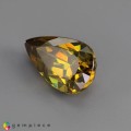 Natural Sphalerite 6.34 Carats Golden Yellow With Orange Flashes Pear 14x8 mm Loose Gemstone - Image 4