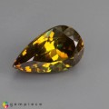 Natural Sphalerite 6.34 Carats Golden Yellow With Orange Flashes Pear 14x8 mm Loose Gemstone - Image 6