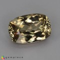 Natural Chrysoberyl 2.77 Carats Yellow Cushion 10x7 mm Loose Gemstone - Image 1