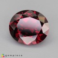 Natural Rhodolite garnet 4.71 Carats Pinkish Red Oval 11x10 mm Loose Gemstone - Image 5