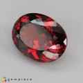 Natural Spessartite garnet 7.57 Carats Coke Red  Oval 13x10 mm Loose Gemstone - Image 3
