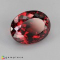 Natural Spessartite garnet 7.57 Carats Coke Red  Oval 13x10 mm Loose Gemstone - Image 5