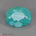Natural Peru opal 5.89 Carats Paraiba Blue Oval 15x12 mm Loose Gemstone - Image 1