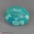 Natural Peru opal 5.89 Carats Paraiba Blue Oval 15x12 mm Loose Gemstone - Image 2