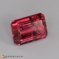 Natural Purplish pink natural rubellite emerald cut   5.55 Carats Purplish Pink Emerald Cut 11x8 mm Loose Gemstone - Image 7
