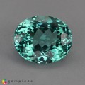 Natural Apatite 4.21 Carats Paraiba Green Oval 11x9 mm Loose Gemstone - Image 1