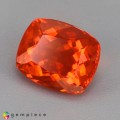 Natural Fire opal 1.84 Carats Fire Orange Cushion 9x8 mm Loose Gemstone - Image 2