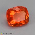 Natural Fire opal 1.84 Carats Fire Orange Cushion 9x8 mm Loose Gemstone - Image 6