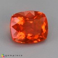 Natural Fire opal 1.84 Carats Fire Orange Cushion 9x8 mm Loose Gemstone - Image 7