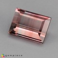 Natural Tourmaline 3.42 Carats Baby Pink to Light Champagne Pink Baguette 10x8 mm Loose Gemstone - Image 2
