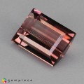 Natural Tourmaline 3.42 Carats Baby Pink to Light Champagne Pink Baguette 10x8 mm Loose Gemstone - Image 3