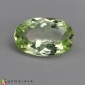 Natural Peridot 6.75 Carats Antique Bronze Oval 16x11 mm Loose Gemstone - Image 1