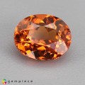 Natural Spessartite garnet 1.98 Carats Fanta Orange Oval 8x6 mm Loose Gemstone - Image 2