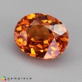 Natural Spessartite garnet 1.98 Carats Fanta Orange Oval 8x6 mm Loose Gemstone - Image 3