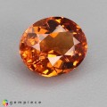 Natural Spessartite garnet 1.98 Carats Fanta Orange Oval 8x6 mm Loose Gemstone - Image 6