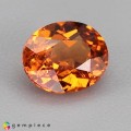 Natural Spessartite garnet 1.98 Carats Fanta Orange Oval 8x6 mm Loose Gemstone - Image 7