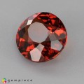 Natural Hessonite garnet 4.74 Carats Orange Red Oval 11x10 mm Loose Gemstone - Image 4