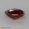 Natural Hessonite garnet 4.74 Carats Orange Red Oval 11x10 mm Loose Gemstone - Image 5