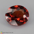 Natural Hessonite garnet 4.74 Carats Orange Red Oval 11x10 mm Loose Gemstone - Image 7