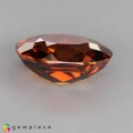 Natural Zircon 5.22 Carats Orange Red Oval 11x9 mm Loose Gemstone - Image 3