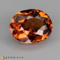 Natural Zircon 5.22 Carats Orange Red Oval 11x9 mm Loose Gemstone - Image 6