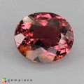 Natural Tourmaline 4.04 Carats Vivid Pink Oval 11x9 mm Loose Gemstone - Image 1