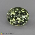 Natural Tourmaline 2.14 Carats Pastel Green Oval 8x7 mm Loose Gemstone - Image 1