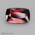 Natural Pyrope garnet 4.48 Carats Blood Red Cushion 13x8 mm Loose Gemstone - Image 1