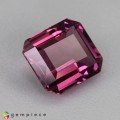 Natural Spinel 2.35 Carats Purple Emerald Cut 8x7 mm Loose Gemstone - Image 1