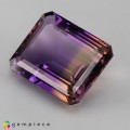 Natural Ametrine 34.51 Carats Purple to Yellow Emerald 23x19 mm Loose Gemstone - Image 3