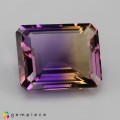 Natural Ametrine 34.51 Carats Purple to Yellow Emerald 23x19 mm Loose Gemstone - Image 6