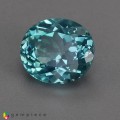 Natural Apatite 2.86 Carats Paraiba Blue Green Oval 9x8 mm Loose Gemstone - Image 2