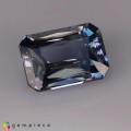 Natural Apatite 5.95 Carats Steel Blue Emerald Cut 12x9 mm Loose Gemstone - Image 6