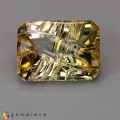 Natural Tourmaline 6.21 Carats Honey Yellow Fancy  13x10 mm Loose Gemstone - Image 1