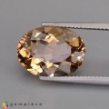 Natural Beryl 8.18 Carats Champagne Oval 15x12 mm Loose Gemstone - Image 6