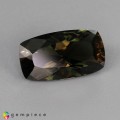 Natural Kornerupine 6.66 Carats Olive Green Cushion 17x9 mm Loose Gemstone - Image 1