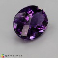 Natural Amethyst 29.46 Carats Purple Oval Checker 24x18 mm Loose Gemstone - Image 5