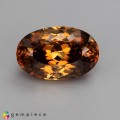 Natural Zircon 8.73 Carats Orange Brown Oval 14x9 mm Loose Gemstone - Image 7