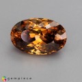 Natural Zircon 8.73 Carats Orange Brown Oval 14x9 mm Loose Gemstone - Image 2
