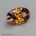 Natural Zircon 8.73 Carats Orange Brown Oval 14x9 mm Loose Gemstone - Image 6