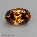Natural Zircon 8.73 Carats Orange Brown Oval 14x9 mm Loose Gemstone - Image 4