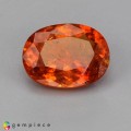 Natural Clinohumite 6.63 Carats Fiery Orange Oval 14x11 mm Loose Gemstone - Image 6